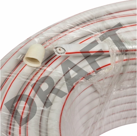 Кабель коаксиальный PROconnect SAT 50M, 75 Ом, CCS/Al/Al, 75%, бухта 50 м, белый