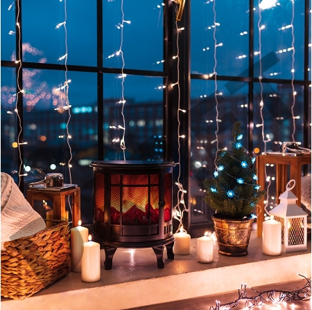 Светодиодный камин 