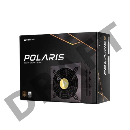 Блок питания Chieftec Polaris PPS-750FC (ATX 2.4, 750W, 80 PLUS GOLD, Active PFC, 120mm fan, Full Cable Management) Retail
