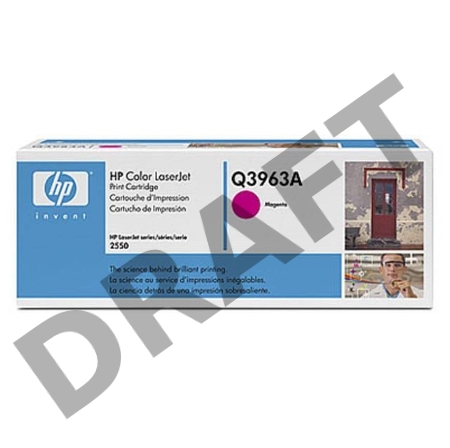 Тонер-картридж HP Q3963A пурпурный для Color LaserJet 2550 4000 стр.
