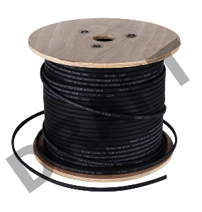 Кабель греющий саморегулирующийся 40КНС 2ЛП-ЭЛ (UV), экранированный, с защитой от ультрафиолета, 40 Вт/1м, 200м REXANT