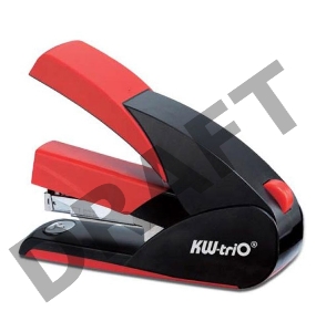 Степлер настольный Kw-Trio 5652BK/RED Lever-Tech 24/6 26/6 (20листов) снижение усилия черный/красный 100скоб металл/пластик