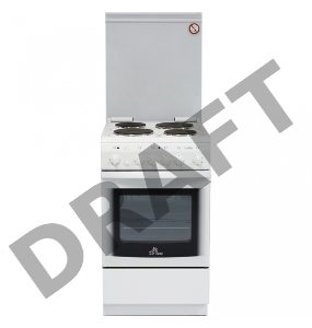 Плита Электрическая De Luxe 5004.10э КР белая