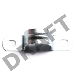 Скоба креп. метал. оцинк. двухлап. d63мм ДКС 53362