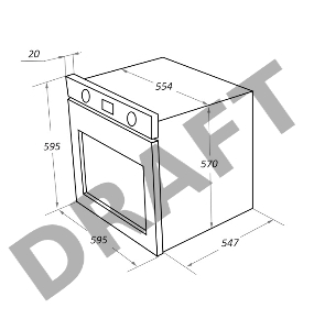 Шкаф духовой электрический MAUNFELD EOEM.769B2, встраиваемый