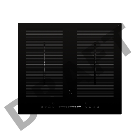 Индукционная варочная поверхность Lex EVI 640 F BL черный
