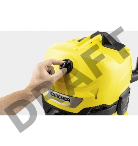 Строительный пылесос Karcher WD 4 S V-20/5/22 1000Вт (уборка: сухая/сбор воды) желтый