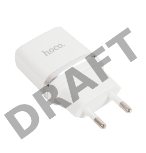 зарядное устройство HOCO c11 Smart single USB charger(EU), белый