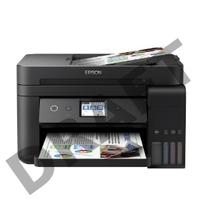 МФУ Epson L6190 (C11CG19404), 4-цветный струйный СНПЧ принтер/сканер/копир/факс A4, 33 (20 цв) стр/мин, 4800x1200 dpi, ADF30, дуплекс, подача: 250 лист., вывод: 30 лист., USB, Wi-Fi, Wi-Fi Direct, Epson Connect, печать фотографий, печать без полей, сенсор