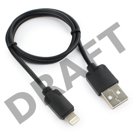 Кабель USB Гарнизон GCC-USB2-AP2-0.5M AM/Lightning, для iPhone5/6/7, IPod, IPad, 0.5м, черный, пакет Кабель USB Гарнизон GCC-USB2-AP2-0.5M AM/Lightning, для iPhone5/6/7, IPod, IPad, 0.5м, черный, пакет