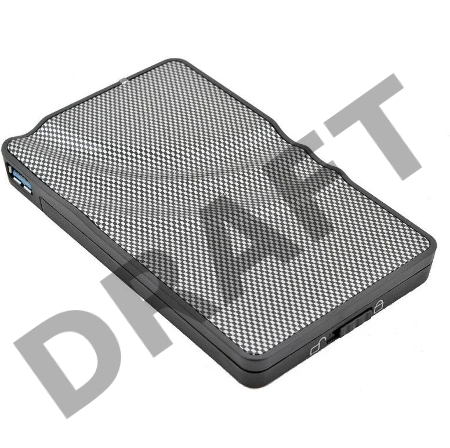 Внешний корпус для HDD AgeStar 3UB2P1C SATA пластик черный 2.5