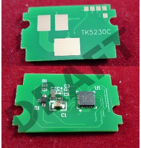 Чип для Kyocera Ecosys P5021cdn/M5521cdn  (TK5230C) Cyan 2.2K (ELP, Китай)