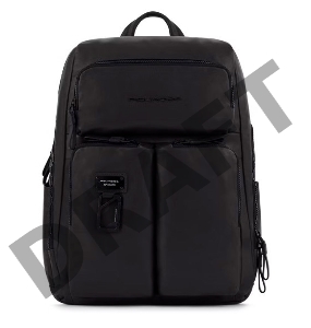 Рюкзак унисекс Piquadro Harper CA3349AP/N черный натур.кожа