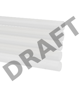 Клеевые стержни REXANT, Ø11 мм, 100 мм, прозрачные - светящиеся, 12 шт., блистер