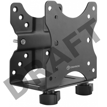 Универсальный кронштейн ONKRON A3N для mini PC/Mac mini, чёрный