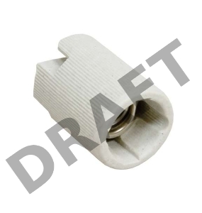 Патрон электрич. E14 керам. подвесной 2А 250В инд. упак. UNIVersal 7944273