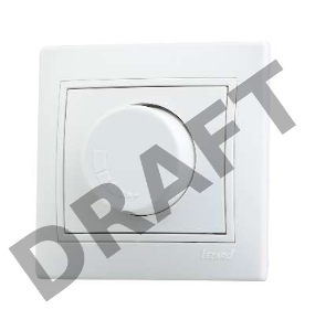 Диммер LEZARD 701-0202-157  серия скр.проводки Мира 1000Вт фильтр предохранитель белый