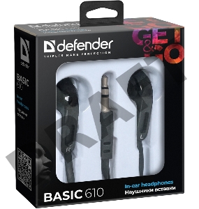 Наушники Defender Basic-610 кабель 1,1 м