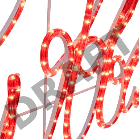 Надпись прописная светодиодная 