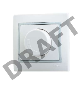 Светорегулятор СП 800Вт Мира бел/сер. Lezard 701-0215-115