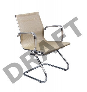 Кресло Бюрократ CH-993-Low-V/gold низкая спинка золотистый сетка