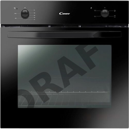Встраиваемая электрическая духовка CANDY FCS100N/E1, 71л, черная