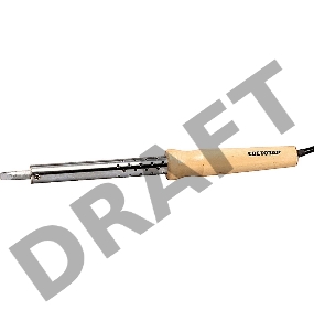 Паяльник STAYER 55310-100  master с деревянной рукояткой и долговечным жалом 100Вт клин