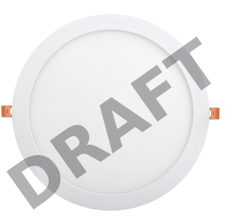 Светильник Iek LDVO0-1609-1-24-4000-K01 ДВО 1609 белый круг LED 24Вт 4000 IP20 {алюм. корпус, диам 295 мм}