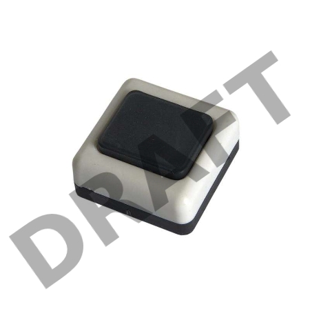 Кнопка звонка бел. корп. черн. кнопка БЕЛТИЗ А1-0.4-001