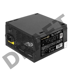 Блок питания 400W ExeGate 80 PLUS® 400PPH-LT (ATX, APFC, SC, КПД 82% (80 PLUS), 12cm fan, 24pin, (4+4)pin, PCIe, 5xSATA, 3xIDE, кабель 220V с защитой от выдергивания, black, Color Box)