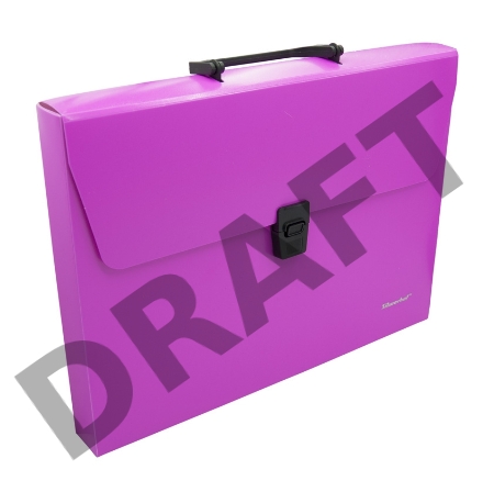 Портфель Silwerhof 322715-03 1 отдел. A4 пластик розовый неон