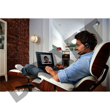 Гарнитура Sennheiser PC 7 USB моно накладная закрытая 42-17000Гц 2м USB 95дБ микрофон 90-15000Гц