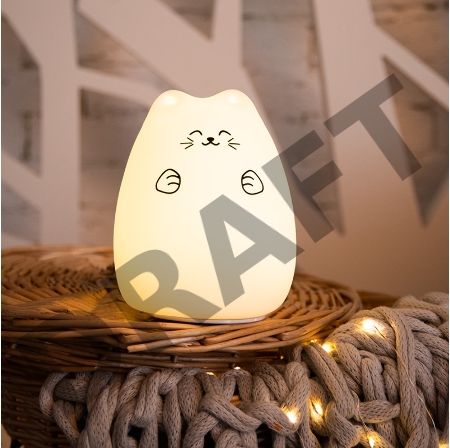 Силиконовый ночник Neon-night «Котик»