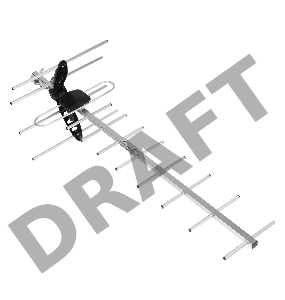 Антенна телевизионная пассивная HYUNDAI H-TAE260 серебристый