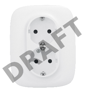 Силовая розетка двойная Valena ALLURE 2х2К+З 16А 250В с лицевой панелью. С защитными шторками. Безвинтовые зажимы. Белая Valena ALLURE.