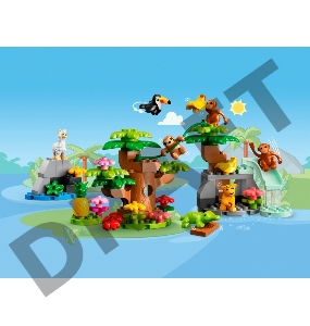 Конструктор Lego Duplo Town Wild Animals of South America пластик (10973)