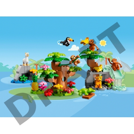 Конструктор Lego Duplo Town Wild Animals of South America пластик (10973)