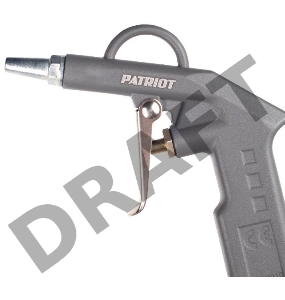 Пистолет продувочный PATRIOT GH 60A  10бар 400л/мин длина сопла25мм быстросъем