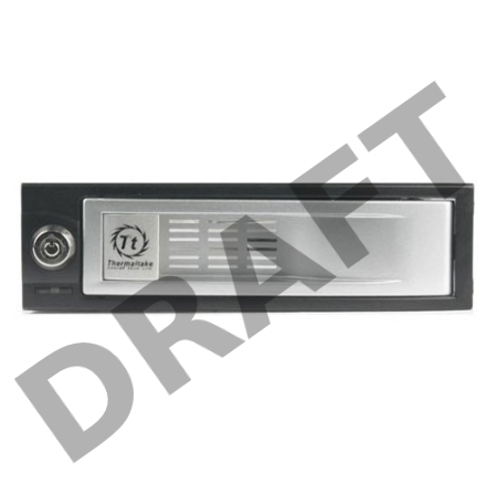 Сменный бокс для HDD Thermaltake Max4 N0023SN SATA II пластик/сталь серебристый hotswap 3.5