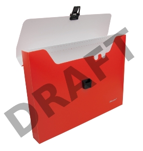 Портфель Silwerhof 322715-04 1 отдел. A4 пластик оранжевый неон