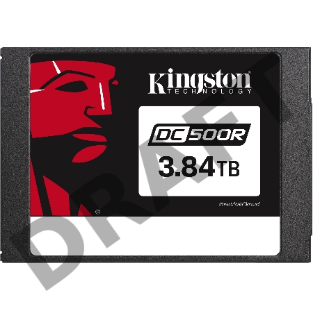 Твердотельный накопитель Kingston 3840GB SSDNow DC500R (Read-Centric) SATA 3 2.5 (7mm height) 3D TLC