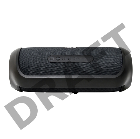 Колонка порт. Hyundai H-PAC420 серый/черный 50W 2.0 BT/3.5Jack/USB 10м 3600mAh