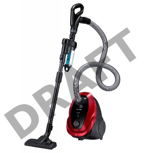 Пылесос SAMSUNG VC20M257AWR/EV, 2000Вт, красный