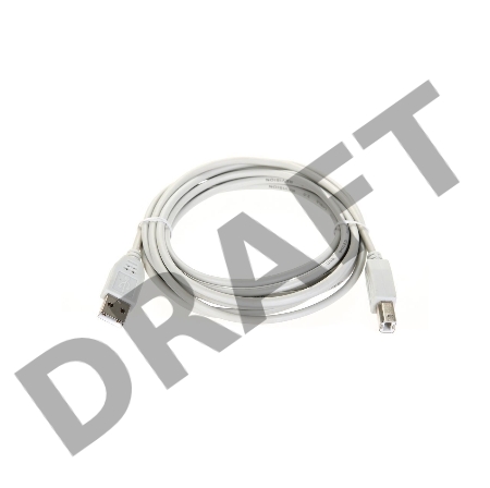 Кабель AM/BM USB2.0 3м Telecom USB 2.0  A-->B 3.0m, белый/серый, TC6900-3.0M