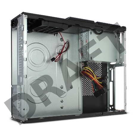Корпус Desktop CROWN CM 1907-3 black ITX (CM-PS300)