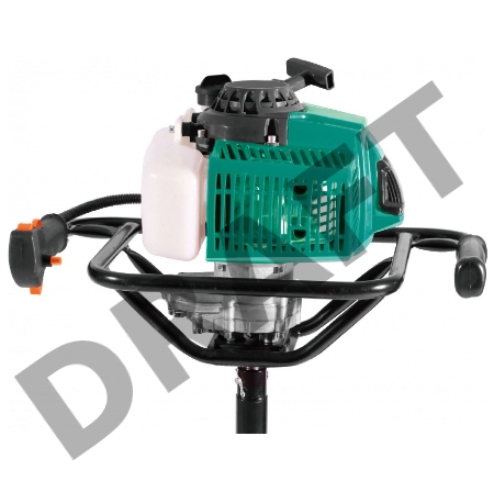 Мотобур Sturm! EA2520 объем двигателя  70 см3, мощн. 3,4лс, СТАЛЬНАЯ РАМА