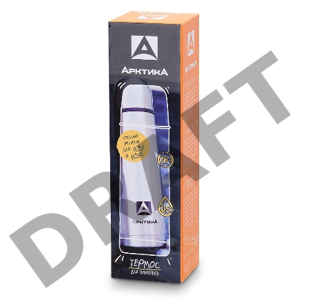 Термос для напитков Арктика 101-750C 0.75л. серебристый (101-750C/SIL)