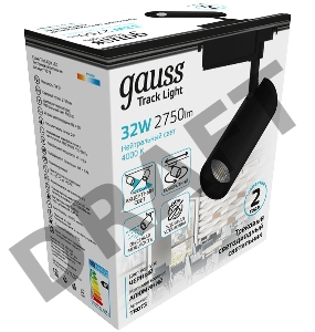 Система трековая Gauss TR073 32Вт 4000K цв.св.:белый нейтральный черный