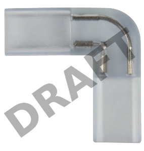 Муфта соединительная L для светодиодной ленты 220 В 6.5х17 мм