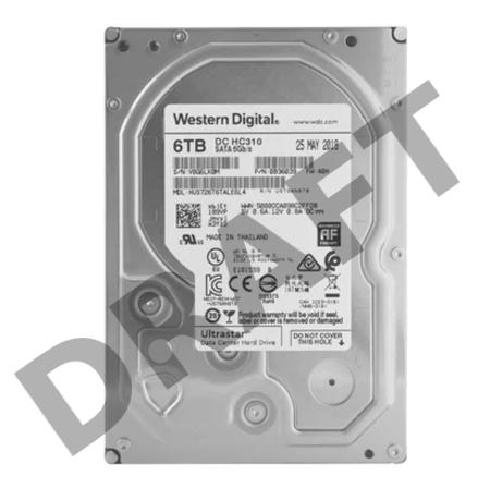 Жесткий диск HGST SATA-III 6Tb 0B36039 HUS726T6TALE6L4 Ultrastar 7K6 (7200rpm) 256Mb 3.5